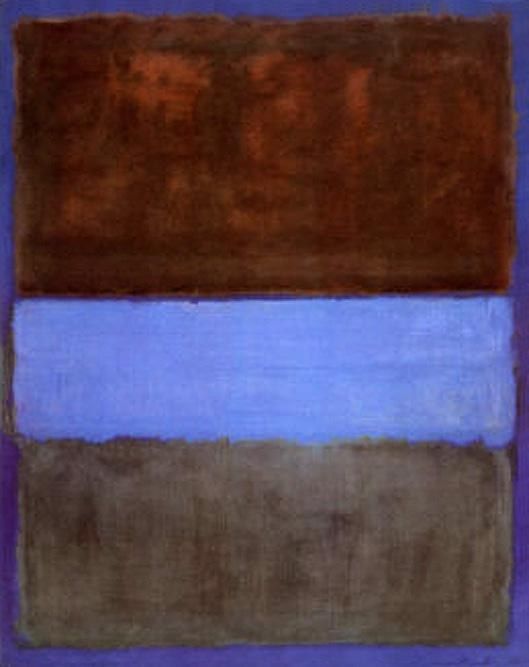 Mark Rothko No 61 Brown Blue Brown on Blue c1953